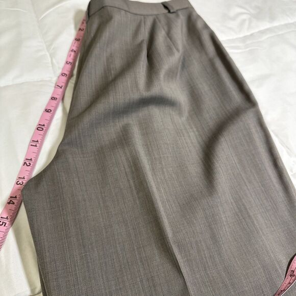 Zanella Women's 100% Virgin Wool High Waist Dress Pants Size 12 Made in Italy - Picture 8 of 14